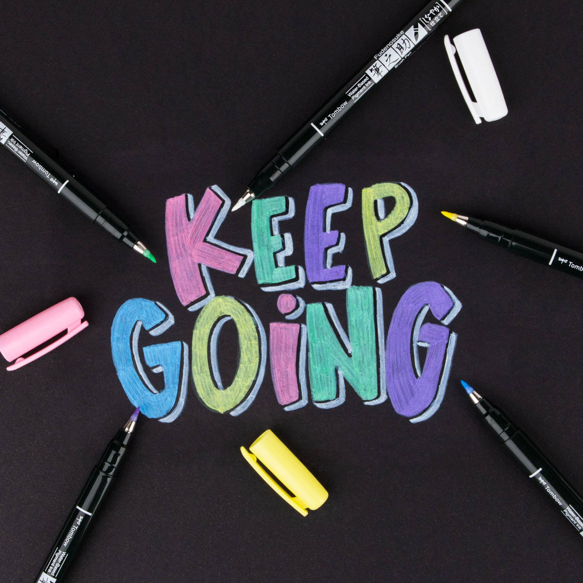 Fudenosuke Pastel Brush Pen - Open Stock