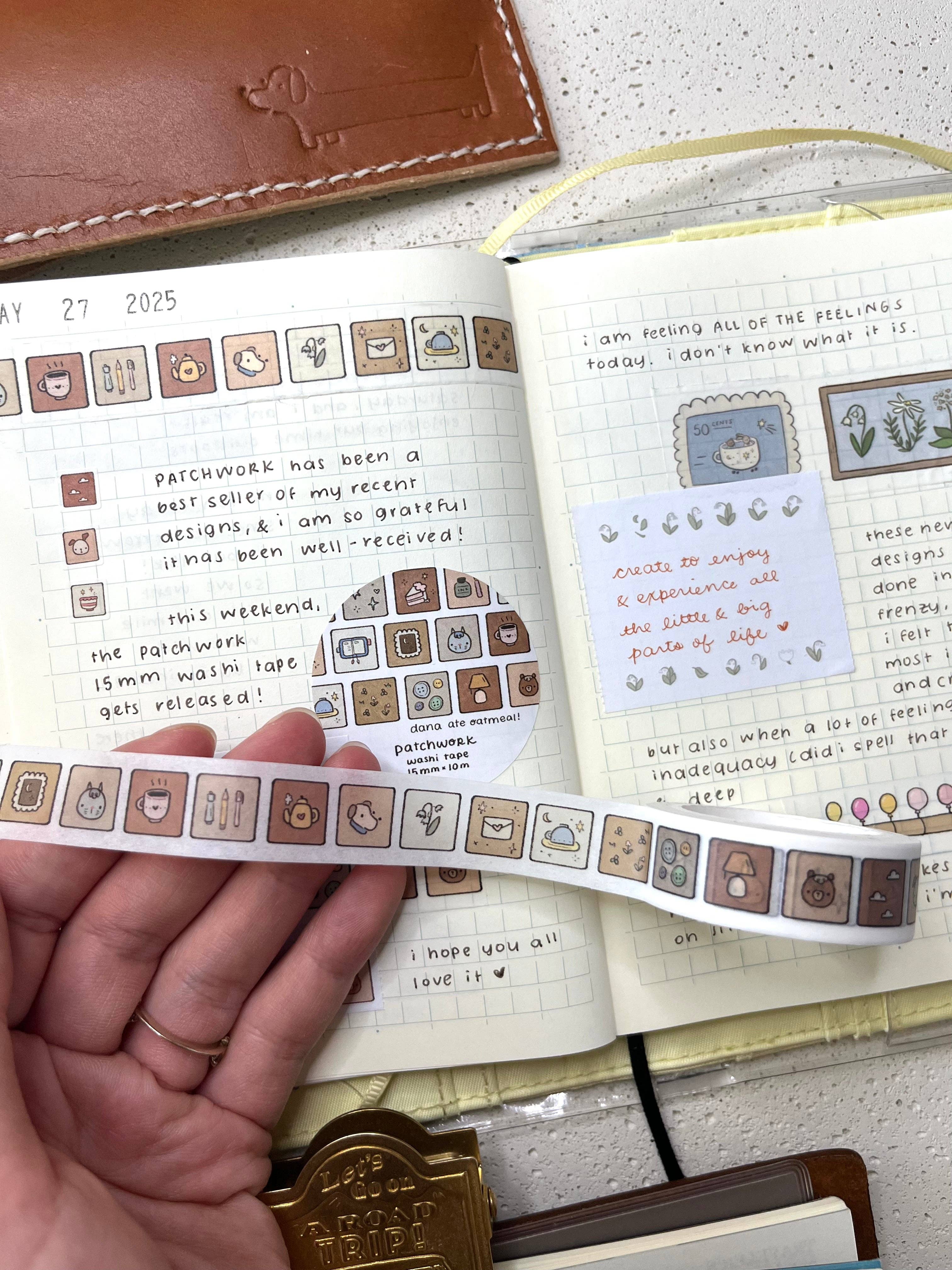 Patchwork - 15mm washi tape