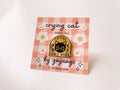 Crying Cat Enamel Pin