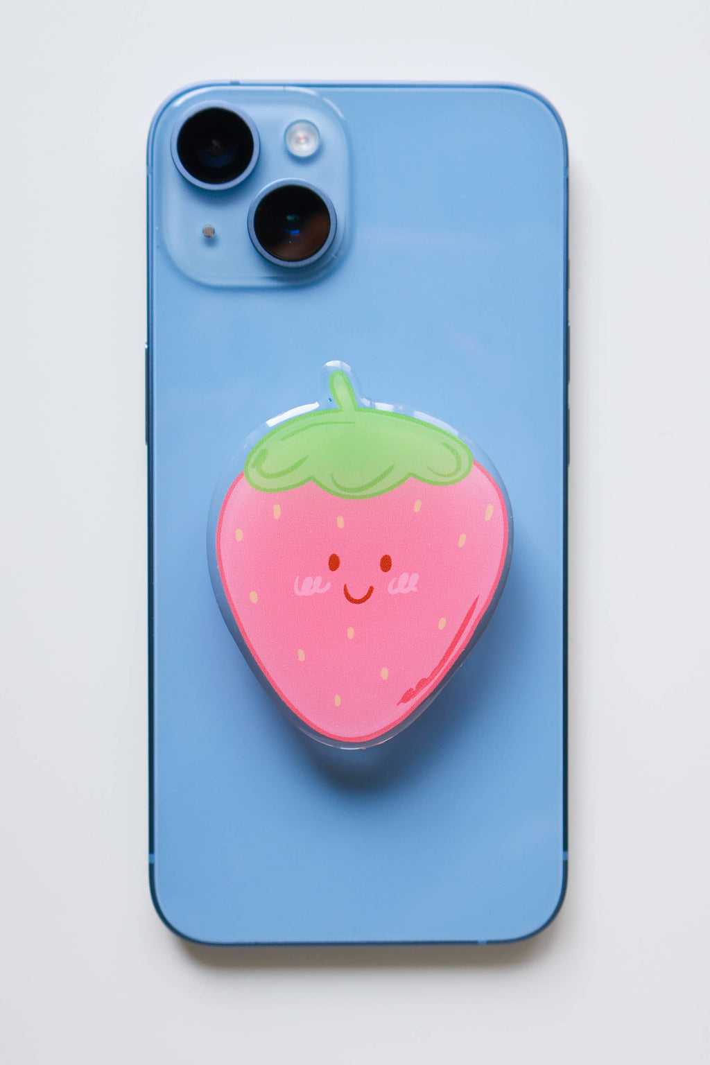Berry The Strawberry Acrylic Phone Grip