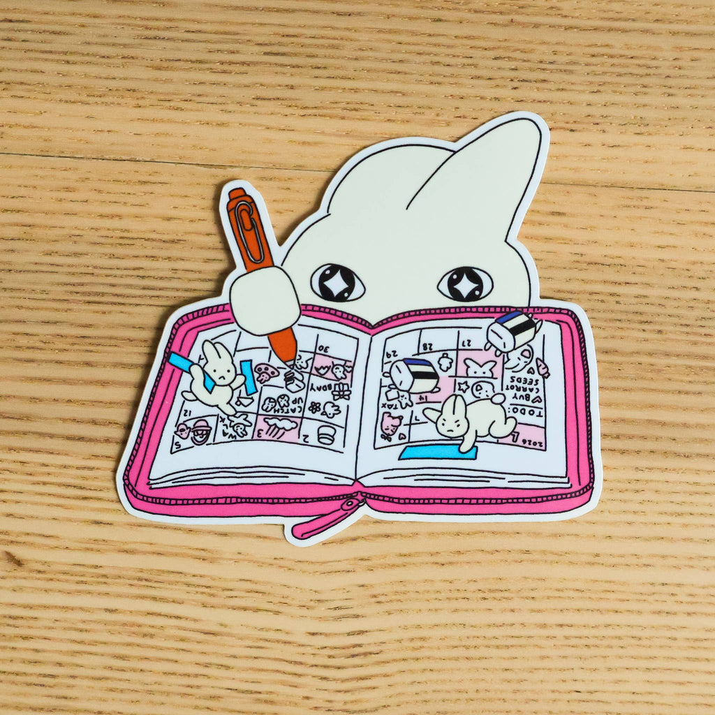 Pouch 3 Journaling Bunny Sticker