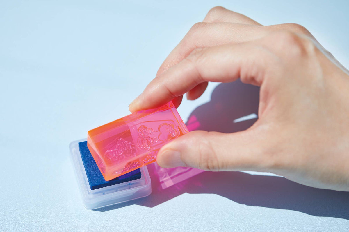 KORI JIRUSHI Color Acrylic Stamp — 3pcs Set