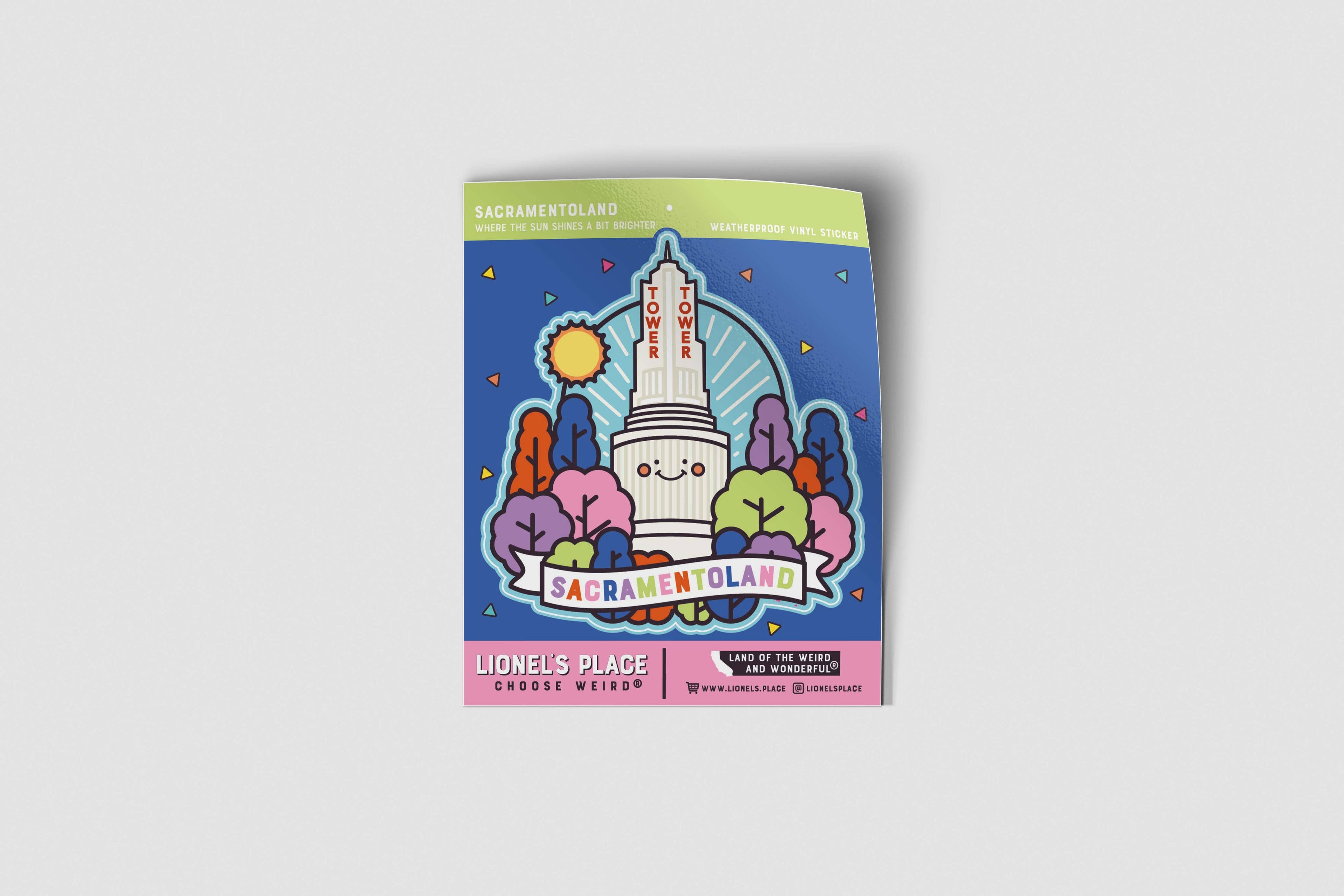 Sacramentoland Tower Theatre Sticker