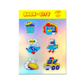 Back to the City Sticker Sheet (Matte holographic)