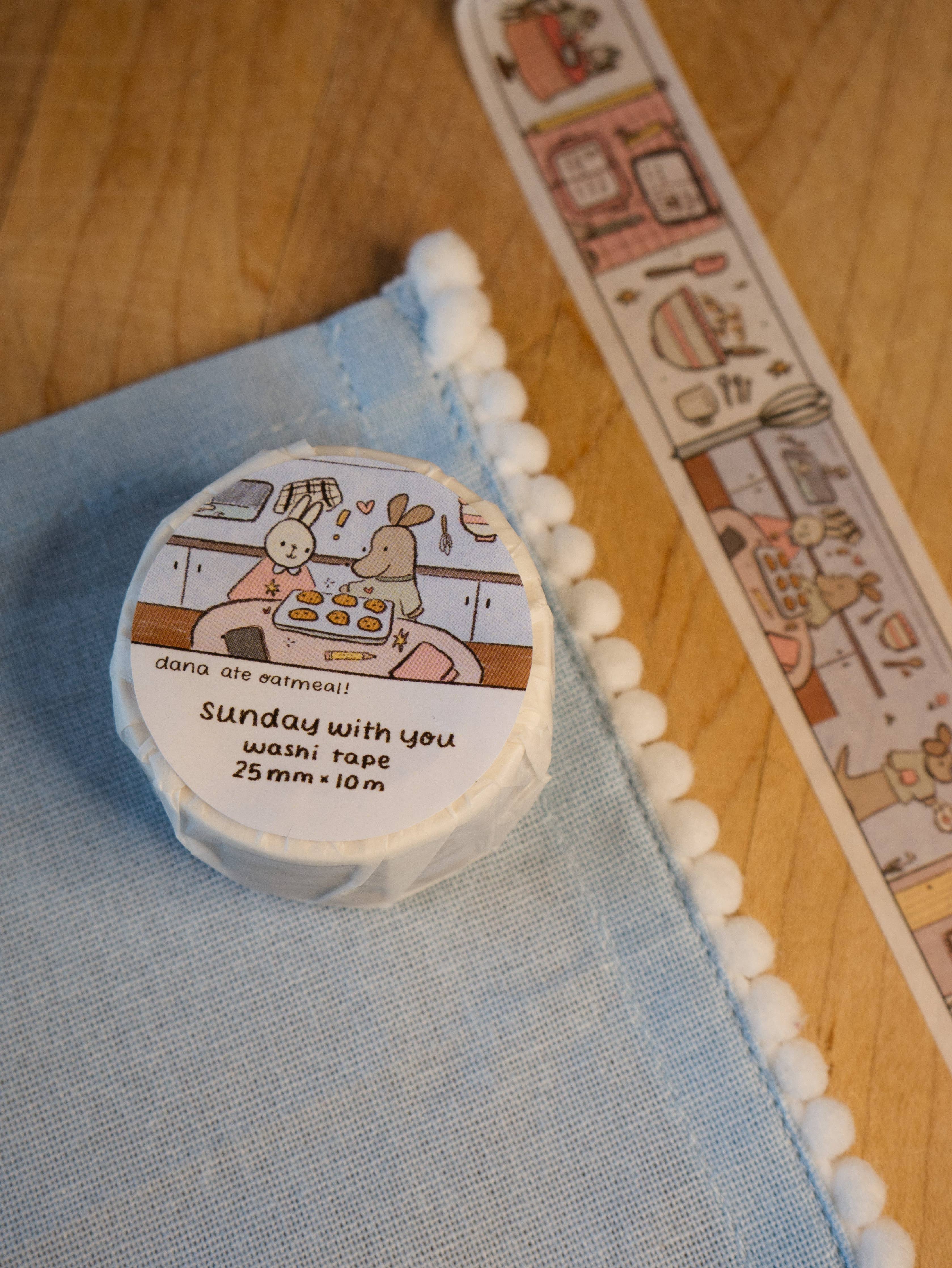 Sunday with you - 25mm washi tape