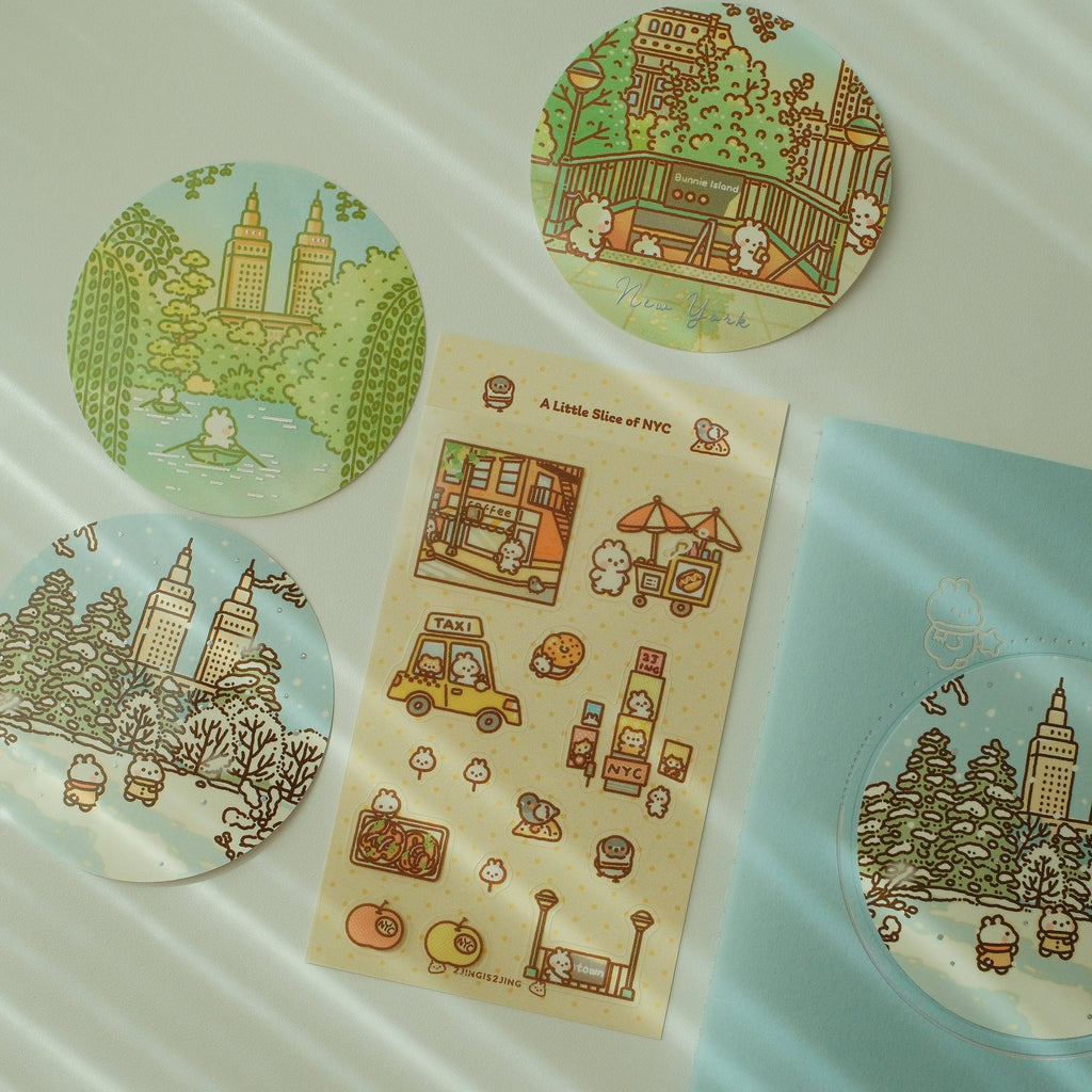 A Little Slice of NYC Mini Sticker Sheet