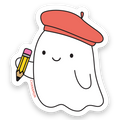 Artist Ghost Sticker
