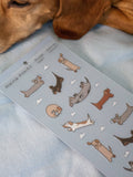 Flying doxies - PET sticker sheet