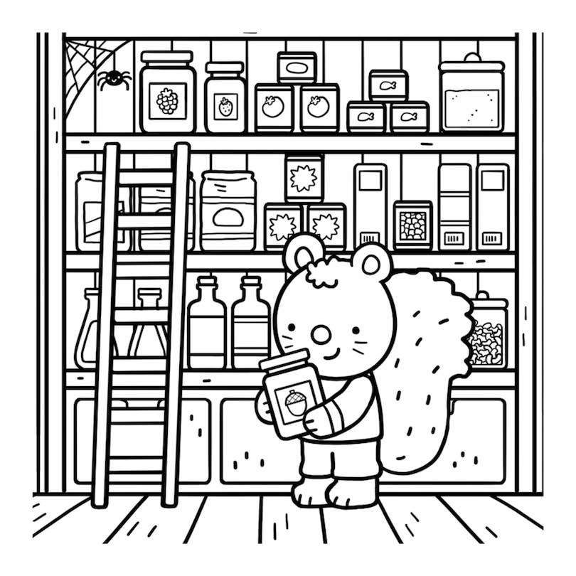Coloring Corner: Cozy Homes