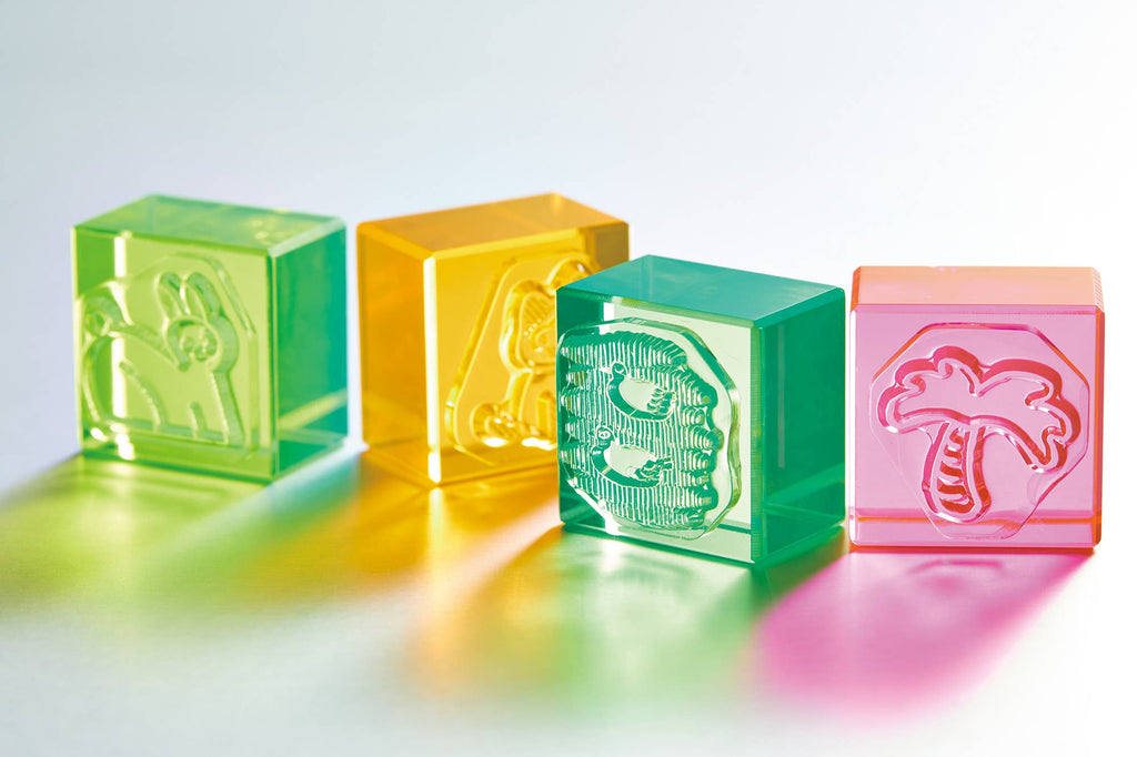 KORI JIRUSHI Color Acrylic Stamp — 3pcs Set