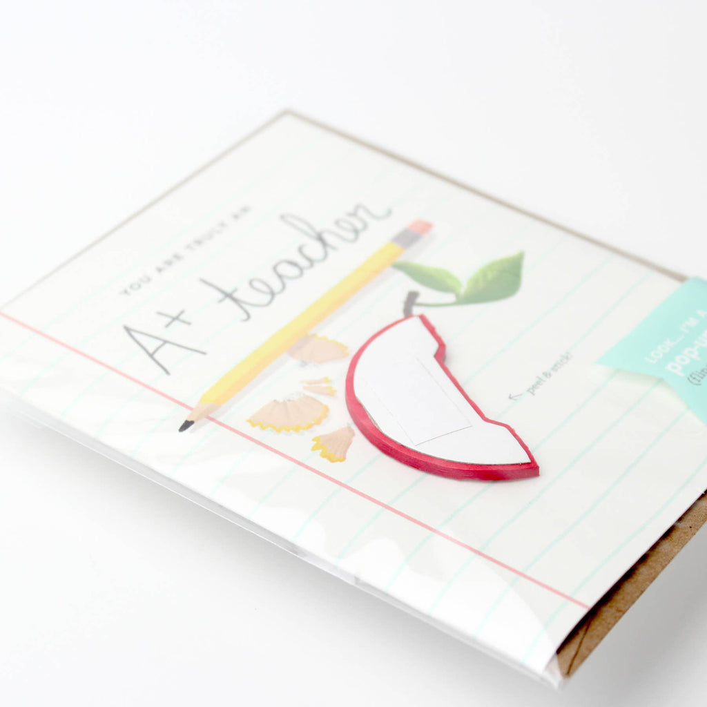 Pop-up Card - A+ Teacher