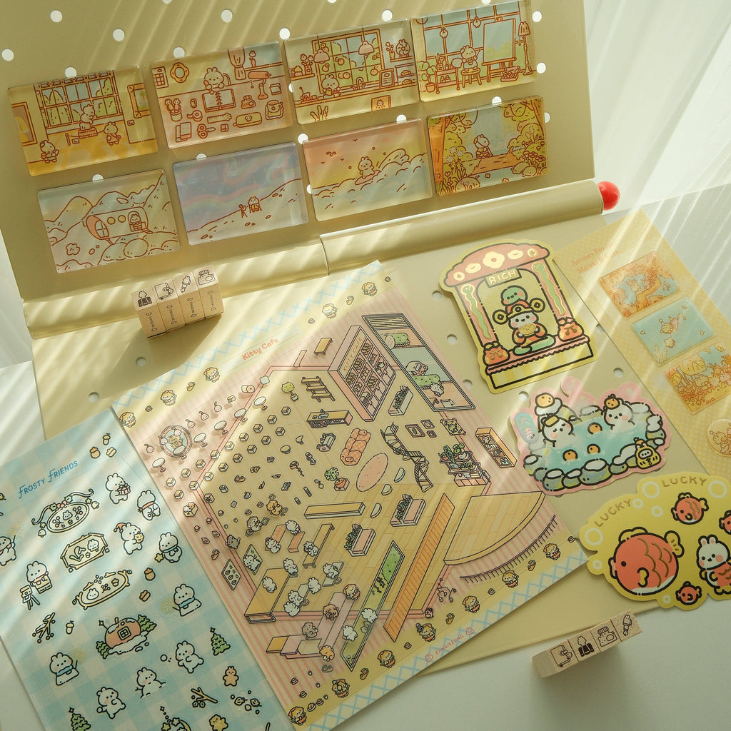 Bunnies Die-Cut Stickers (LNY Collection)