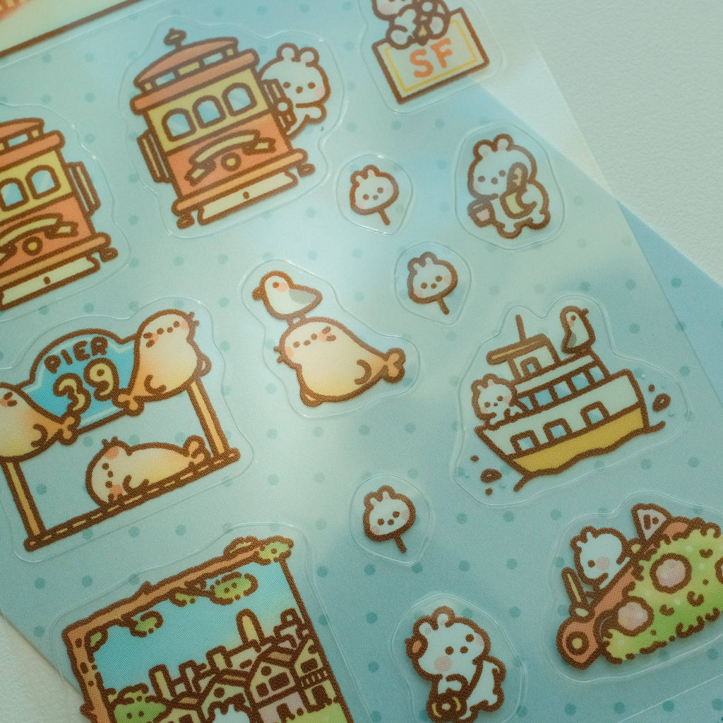 A Day in San Francisco Mini Sticker Sheet
