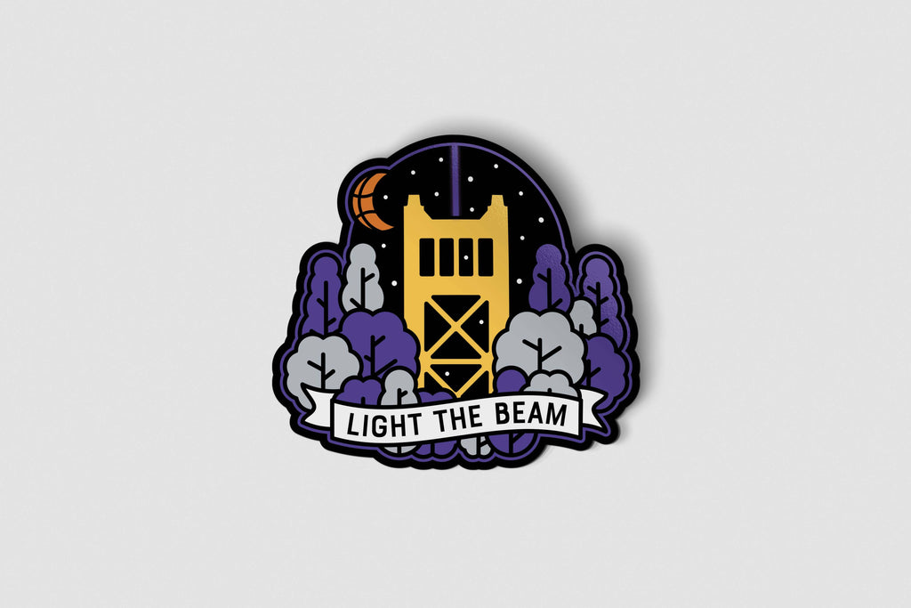 Sacramento LIGHT THE BEAM Sticker