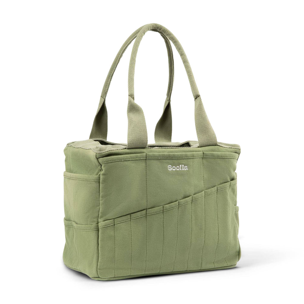 Soolla Studio Artist Bag, Ganja Green, Art Supplies Bag