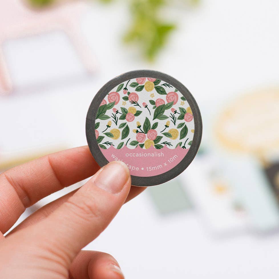 Fresh Florals - Washi Tape - 15mm