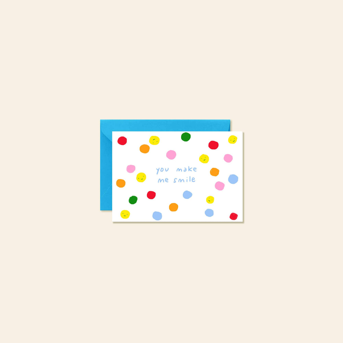 You Make Me Smile – Encouragement Mini Note Card