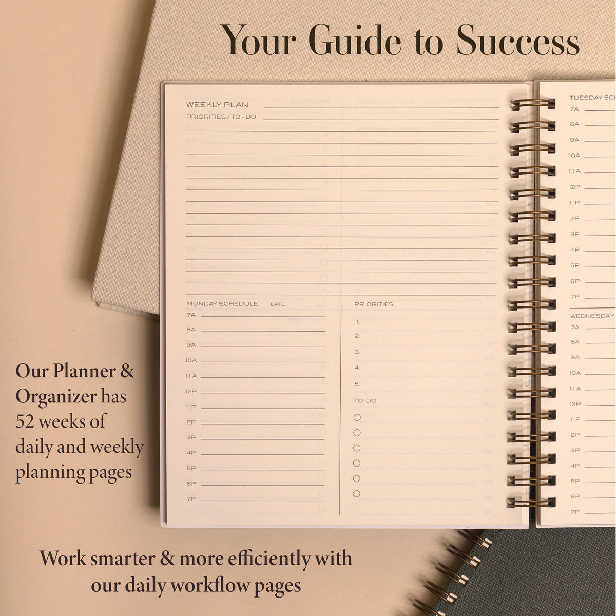 The Yearly Planner - Spiral - Undated