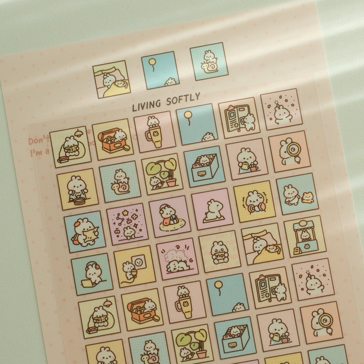 Living Softly Sticker Sheet