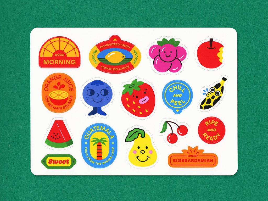 Fruit Sticker Sheet