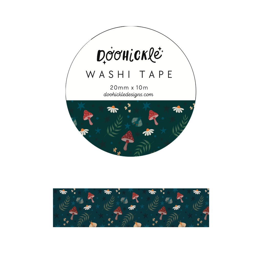 Shroomnight Pattern - Washi Tape - 20mm
