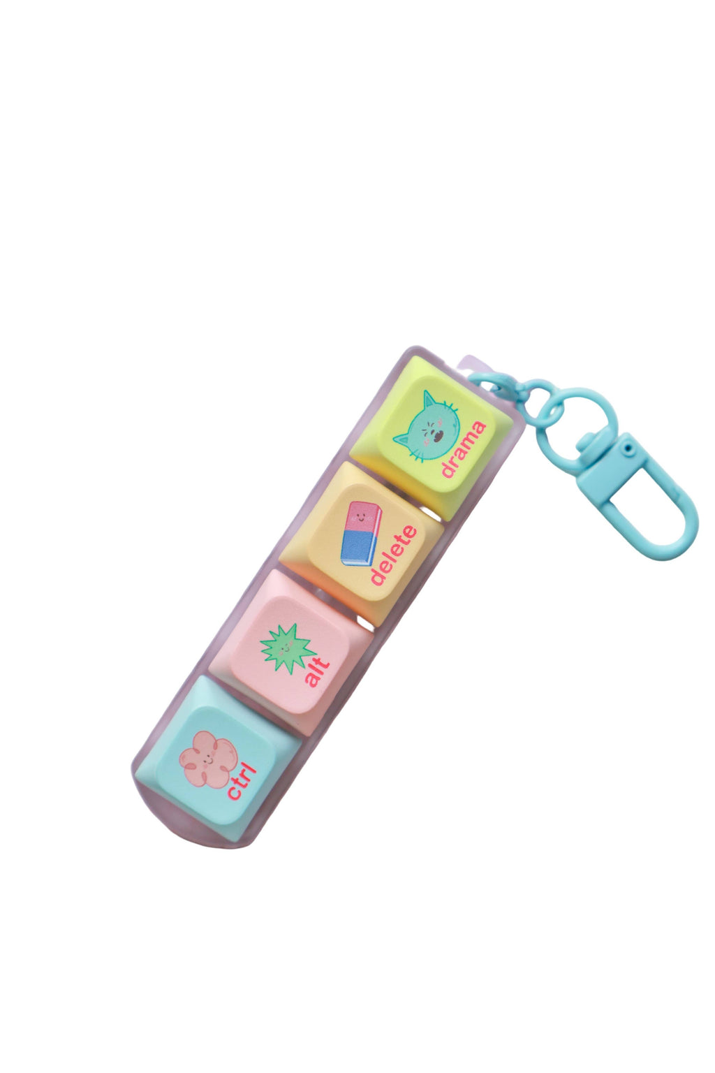 Delete Drama Keyboard Fidget Keychain