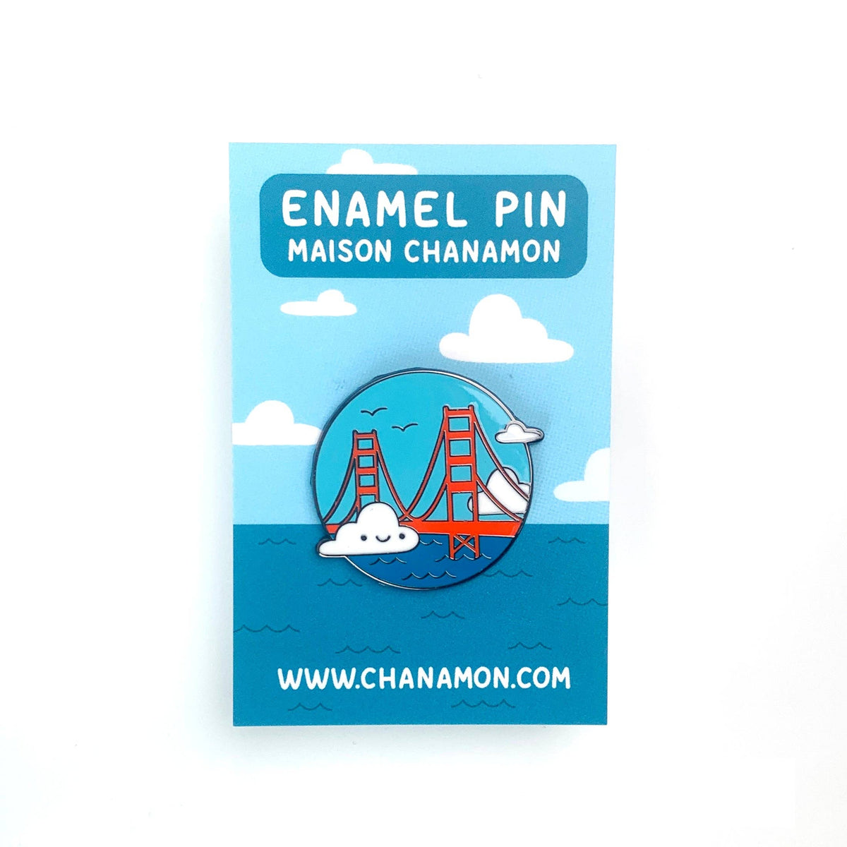 Golden Gate Bridge Enamel Pin