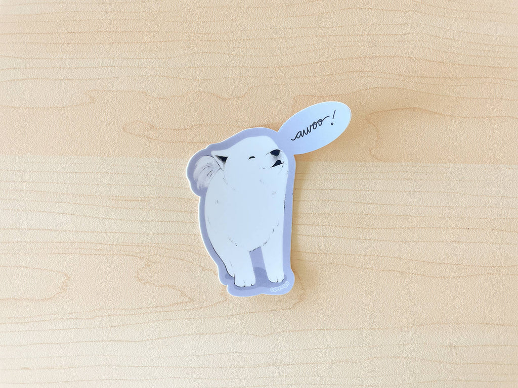Smol Awoo Waterproof Vinyl Sticker
