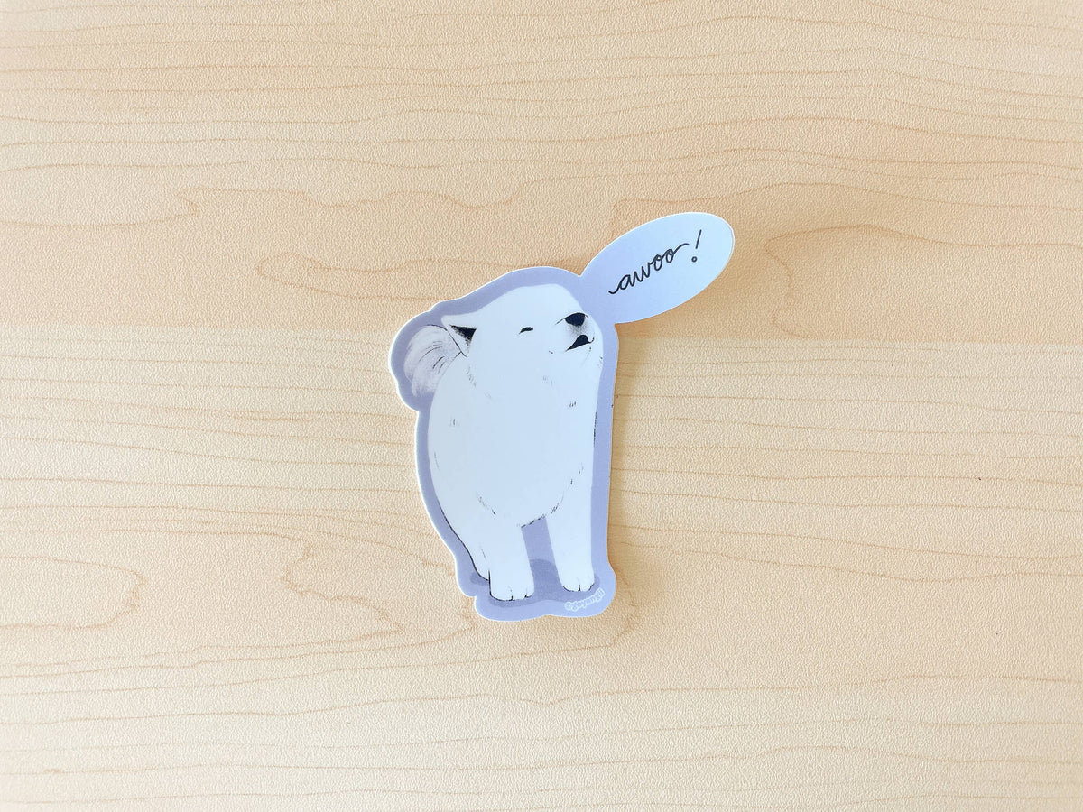 Smol Awoo Waterproof Vinyl Sticker