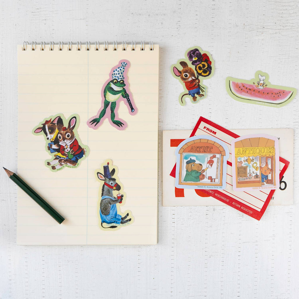 3P4 x Richard Scarry® - Art Shop Sticker
