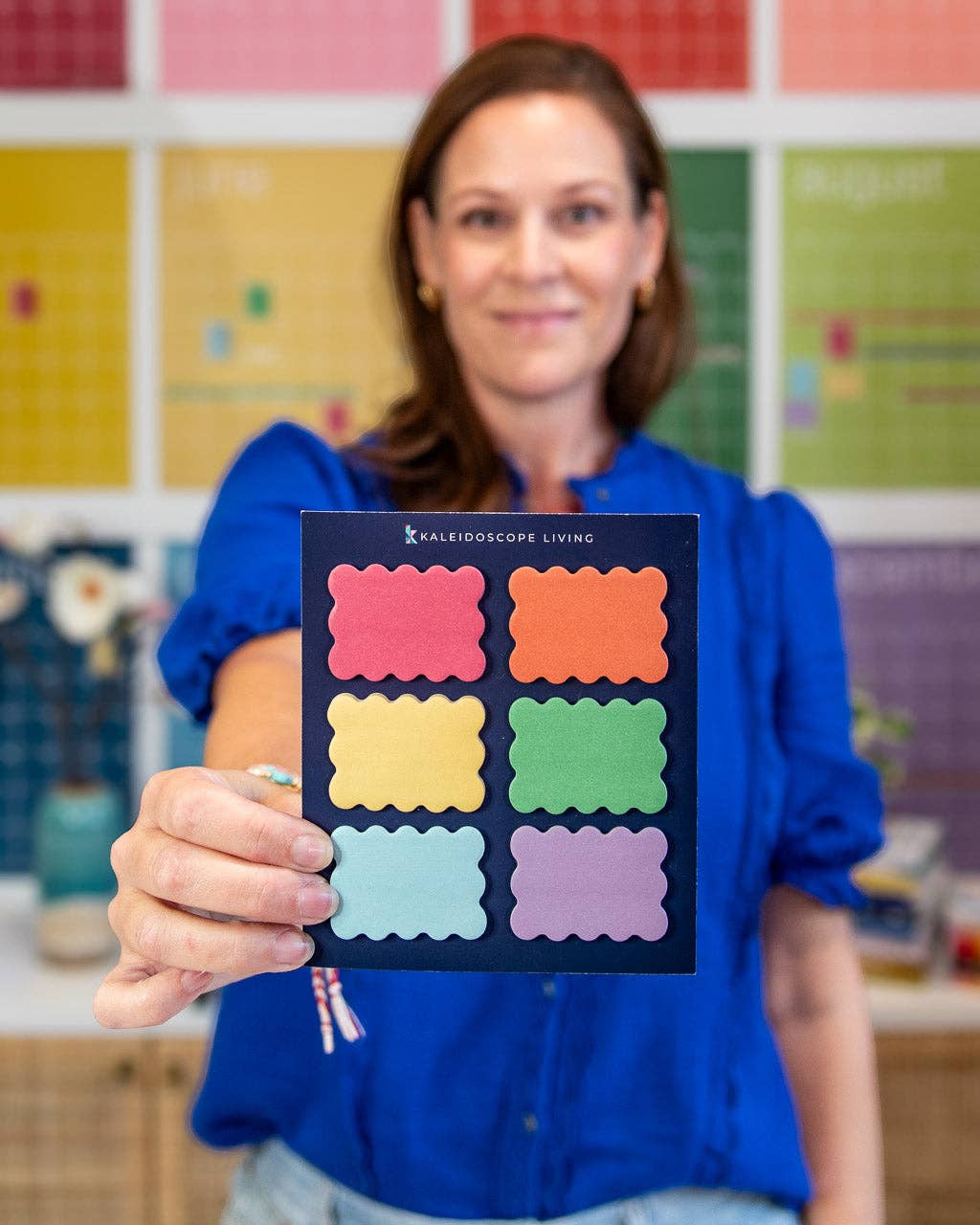 Colorful Scalloped Sticky Notes