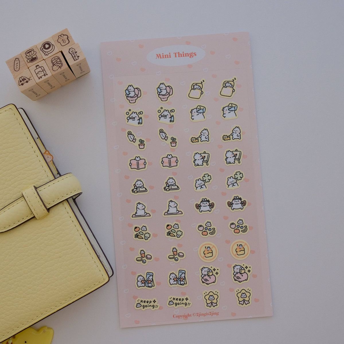Bunny Mini Things Sticker Sheet