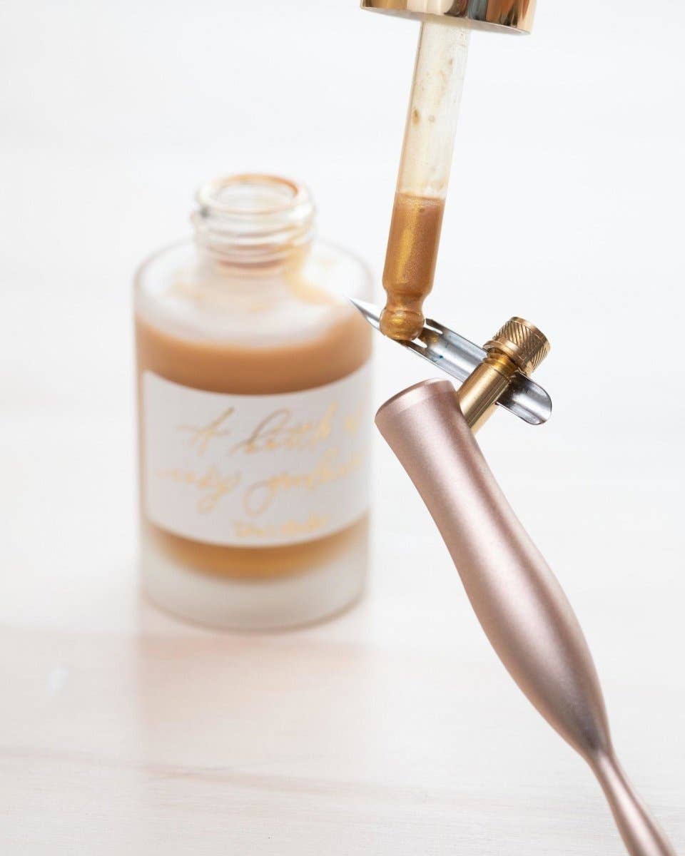 White Calligraphy Ink