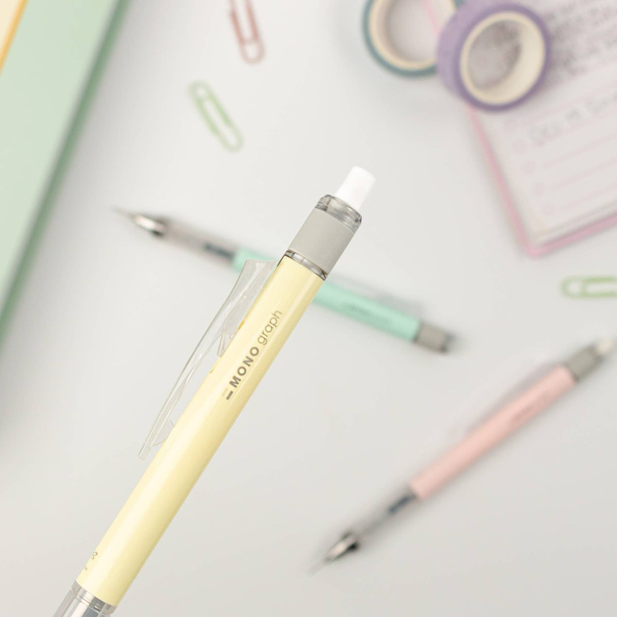 MONO Graph Mechanical Pencil: Pastel, Cream Yellow