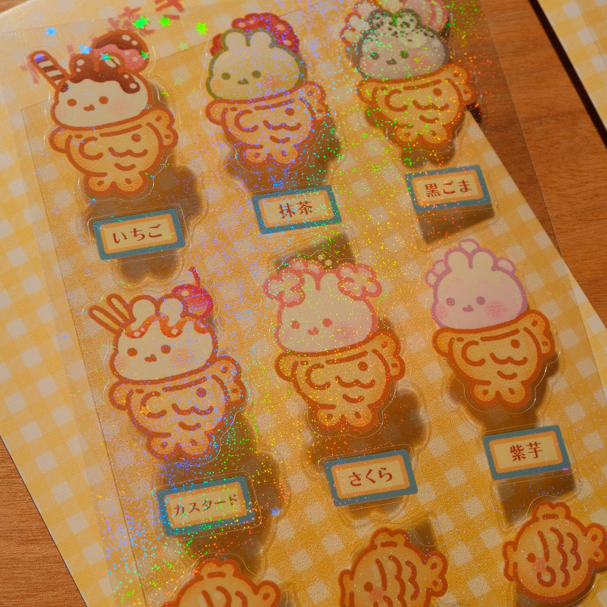 Bunny Taiyaki Sticker Sheet