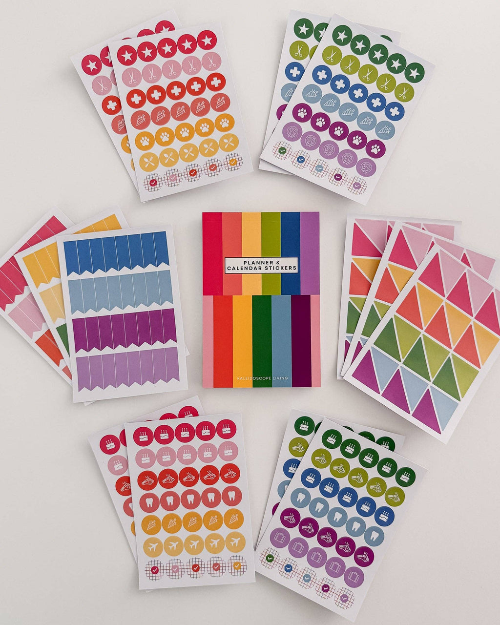 Colorful Calendar & Planner Sticker Book
